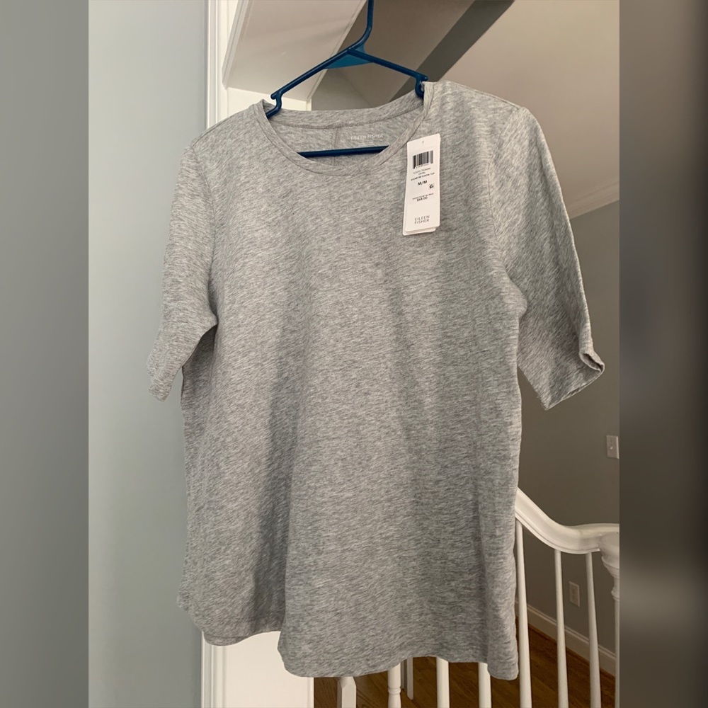 Eileen Fisher grey t-shirt